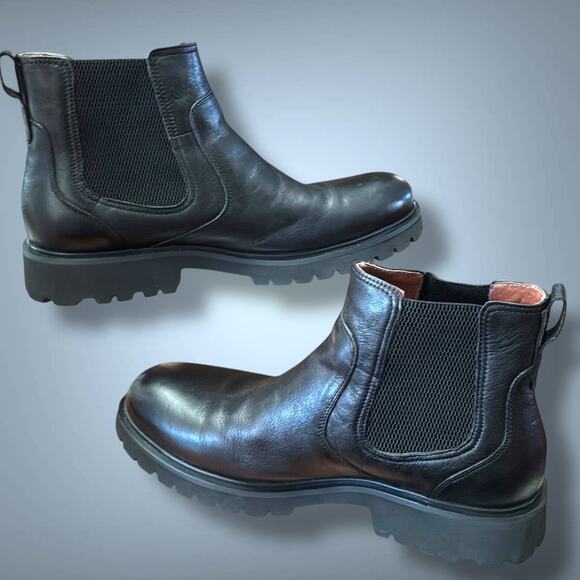 Men\'s Size 10 VINTAGE FOUNDRY CO CHARLES Black Chelsea Boot Excellent Condition main image 11